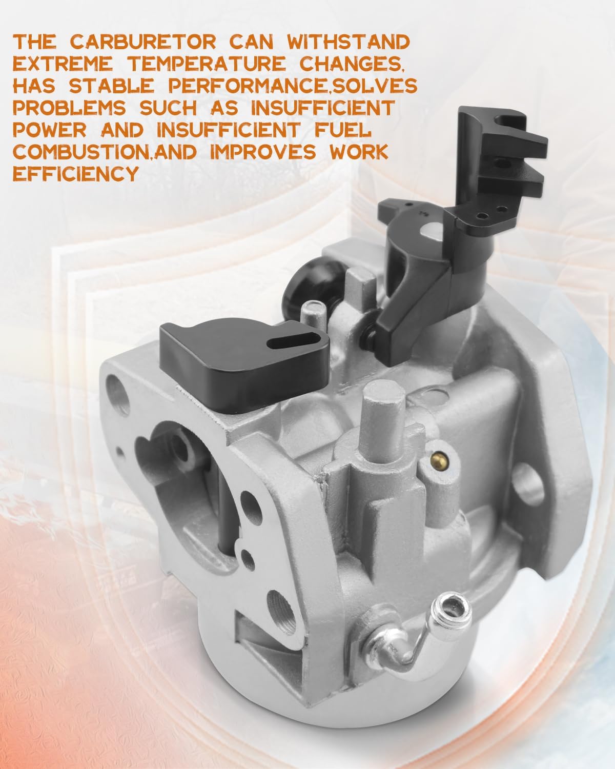 224cc 224 cc Carburetor Fit for Champion 100424 27Ton 27 Ton Log Splitter, Replace 27.131000.04 27.131000.09